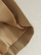 Cropped Trench Coat Double Breasted Lapel — Quiet Luxury Old Money Style - BaeSprout.com