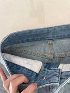 Wide - Leg Vintage Streetwear Jeans - BaeSprout.com