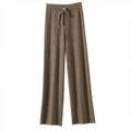 Knit Wide - Leg Drawstring Pants Loose Fit — Quiet Luxury - BaeSprout.com