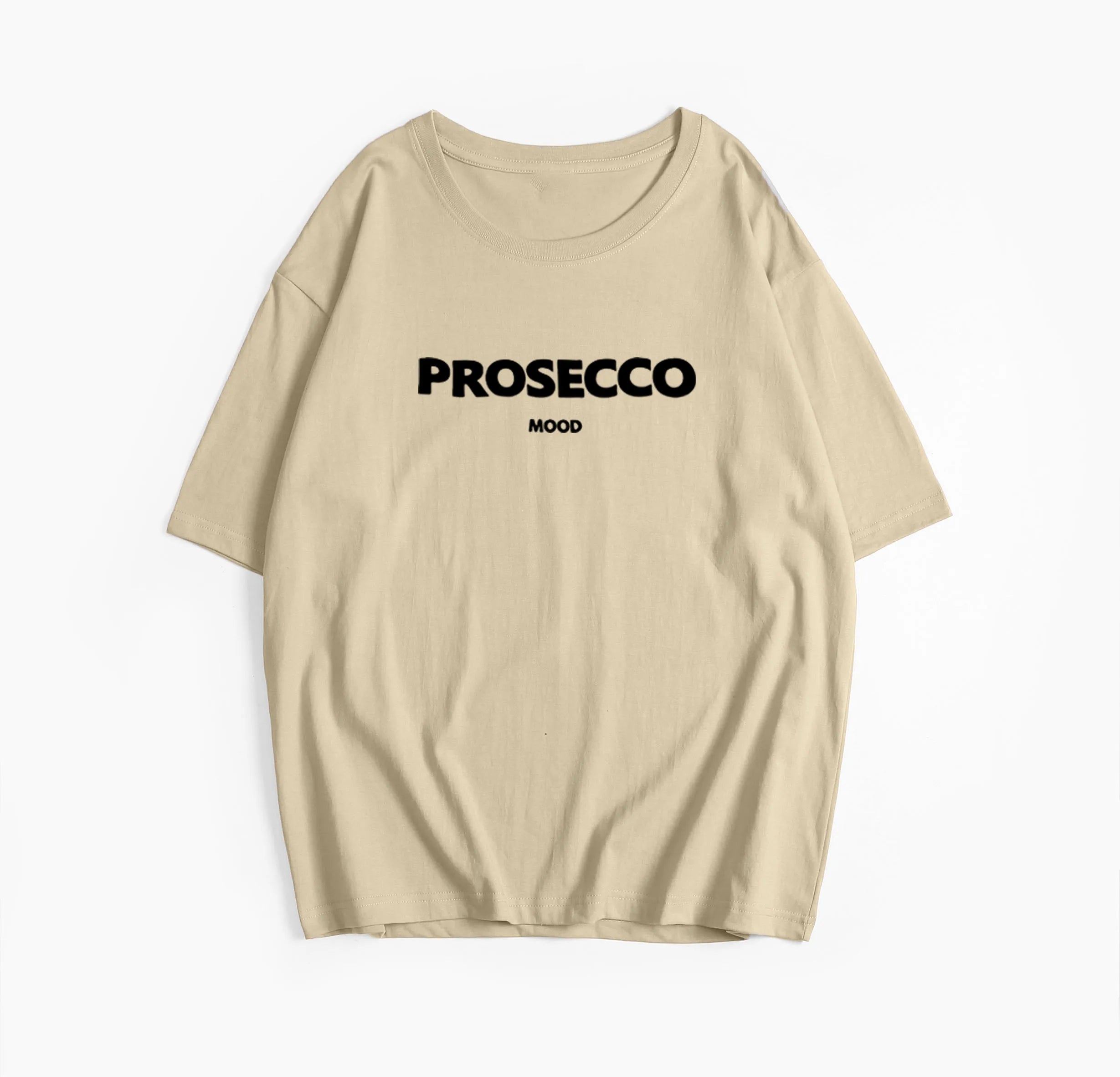 Prosecco Mood Graphic Tee — Clean Girl Casual - BaeSprout.com