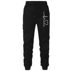Color Block Hoodie Jogger Set Two Piece Heartbeat — Y2K Sporty Streetwear - BaeSprout.com