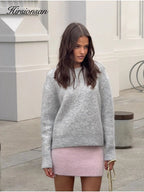 Basic O - Neck Sweater for Women - BaeSprout.com