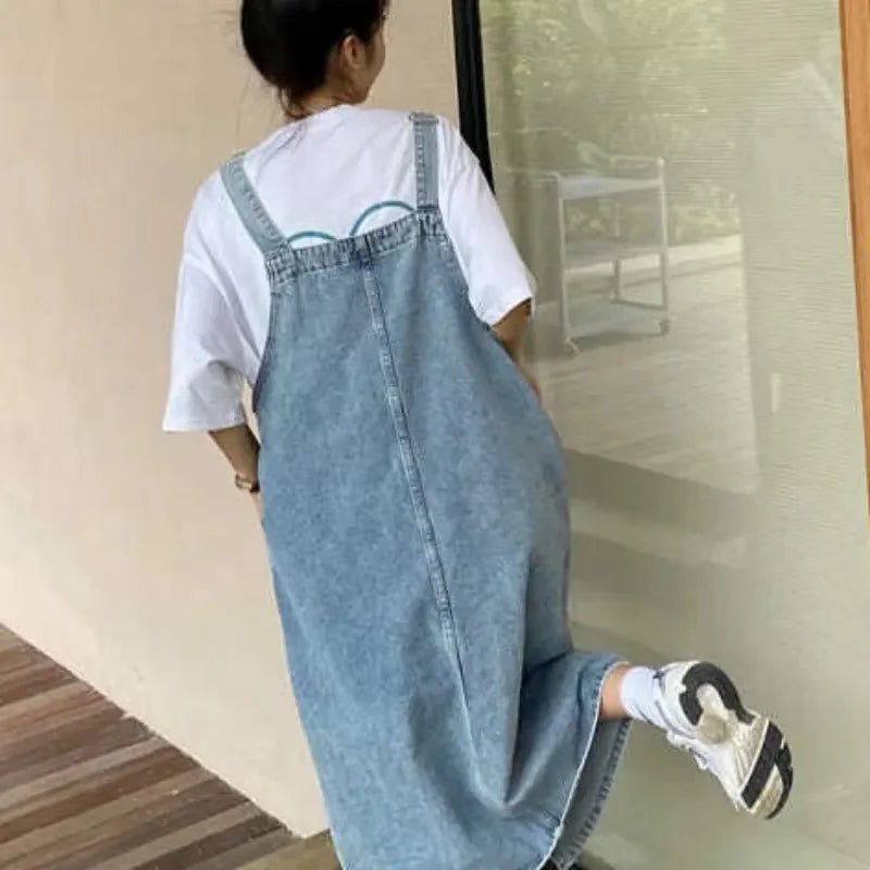 Denim Overall Dress for Women - BaeSprout.com
