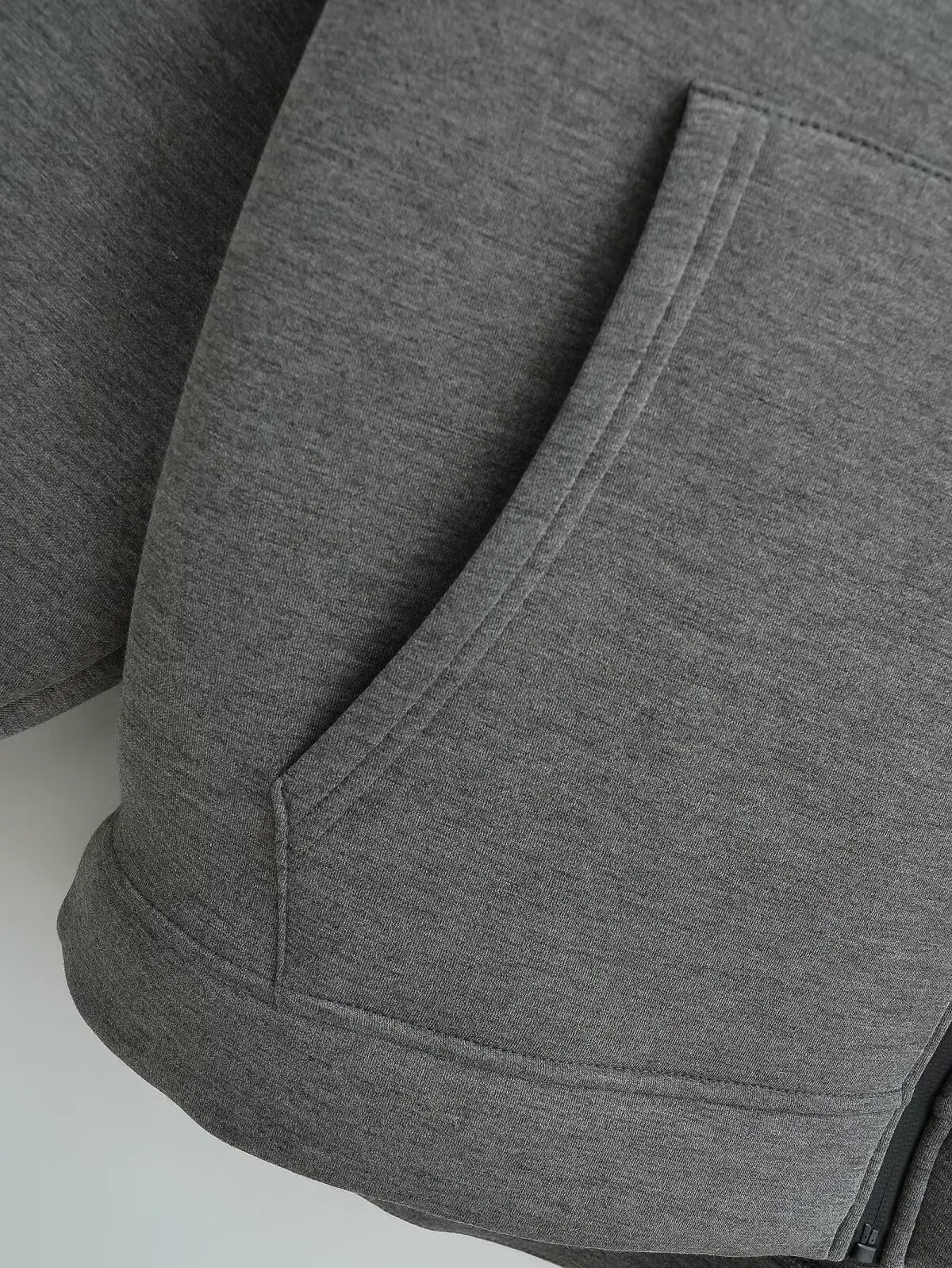 Oversized Zip - Up Hoodie Big Pocket Loose Fit — Clean Girl Y2K Essential - BaeSprout.com