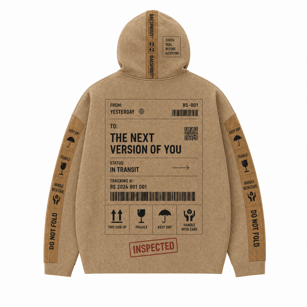 In Transit - Premium Sand Washed Hoodie - BaeSprout.com