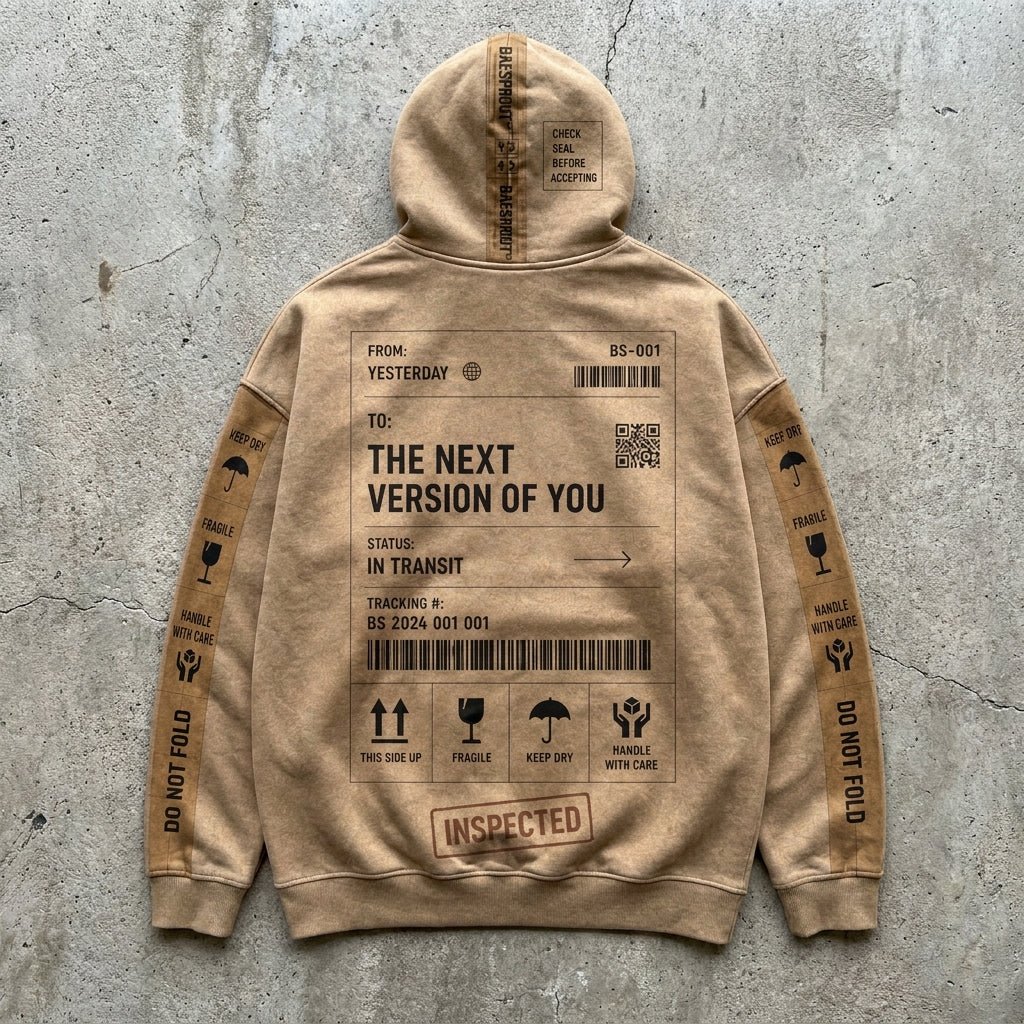 In Transit - Premium Sand Washed Hoodie - BaeSprout.com
